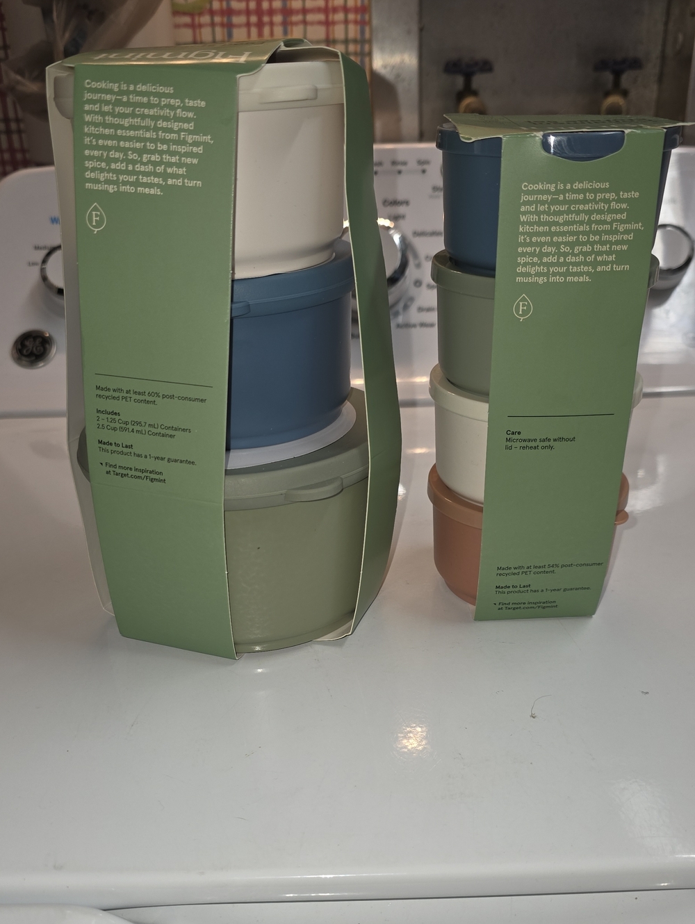 Figmint Multi-Color Food & Condiment Container Sets - Picture 2 of 4